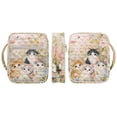 thumbnail image 2 of ZUXONGSY Cat Daisy Flower Print Bible Cover Case for Women Quilted Bible Holder Stylish ChuZU Bag with Handle Christian Gift for Book Lover, 2 of 7