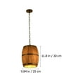 thumbnail image 2 of BRIGHTFUFU Retro Style Chandelier Creative Hanging Light with Iron Material for Decoration Coffee Color Adjustable 1 Meter, 2 of 8