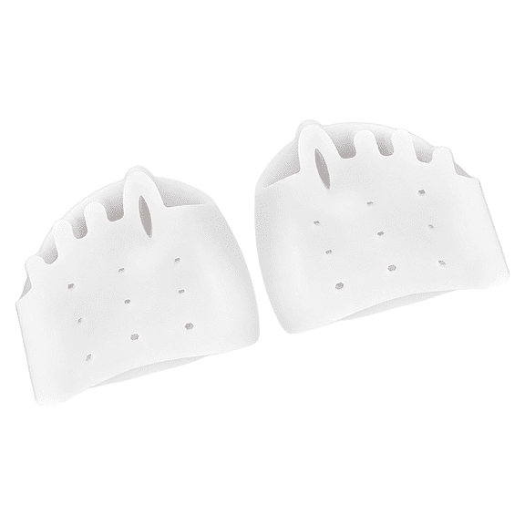 1 Pair Gel Toe Straighteners Toe Separators of Foot Cushion for Women and Men Straighten Overlapping Toe