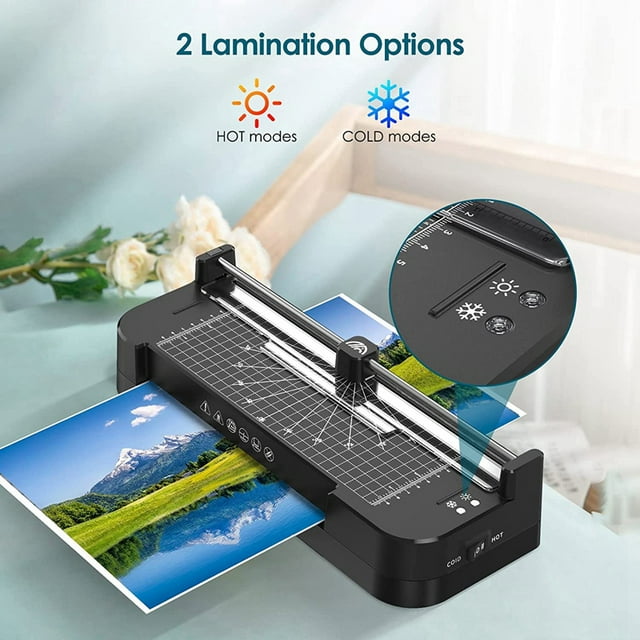 4-in-1 Laminator Thermal Lamination Kit Laminator Machine for Office Home Classroom-EU Plug