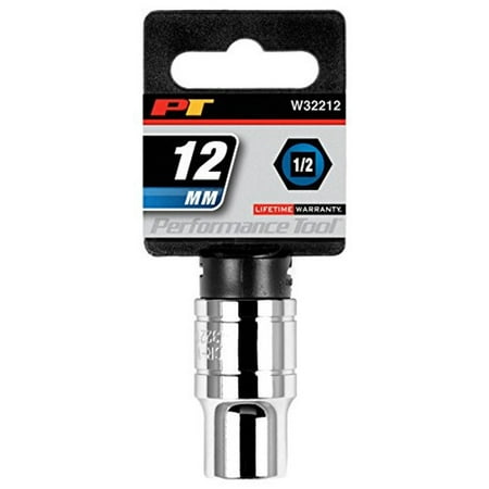 

3PK Performance Tool W32212 Size: 1/2 Dr 12mm 6pt Socket