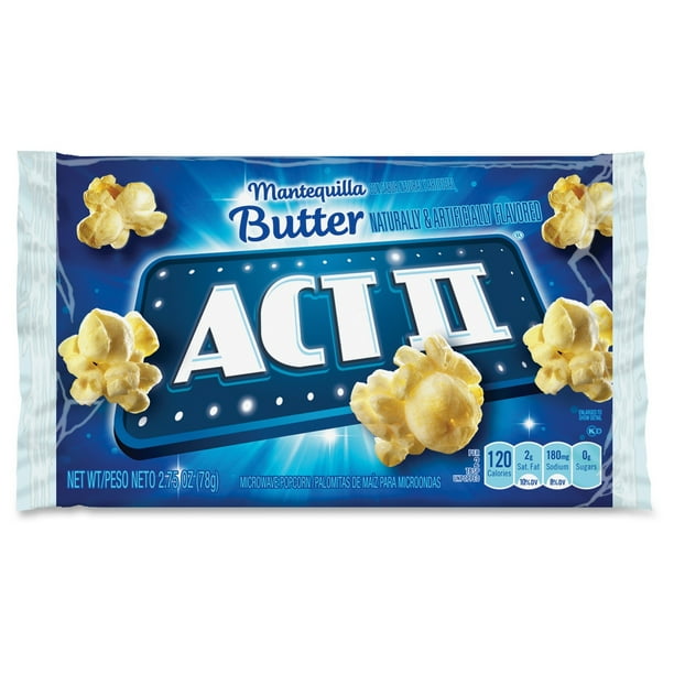 Act Ii Popcorn Butter 2.75 Oz Each ( 18 In A Pack ) – Walmart.com …