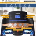 thumbnail image 3 of Costway Tapis Roulant Électrique Pliant 3.75HP avec Inclinaison Automatique 12 Programmes Contrôle par Application, 3 of 9