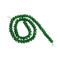 thumbnail image 3 of 5x8mm bosque verde piedras preciosas facetadas Jade Rondelle sueltas DIY 15 pulgadas Zulema Los granos flojos del espaciador, 3 of 5