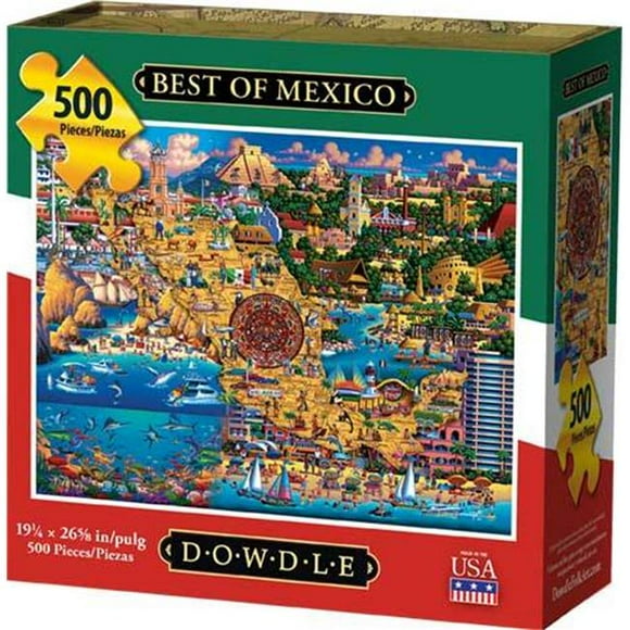 Puzzle de Dowdle - Meilleur du Mexique - 500 Pièces