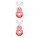 thumbnail image 4 of Jumpingount Cepillo de portátil de silicona en forma de U para niños, cepillos de limpieza para el cuidado de la boca, cepillos de Rosado 2piezas, 4 of 6