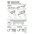 thumbnail image 5 of EXCLUSIVE HOME Crystal Ball 1" Curtain Rod and Finial Set, Matte White, Adjustable 84"-160", 5 of 9
