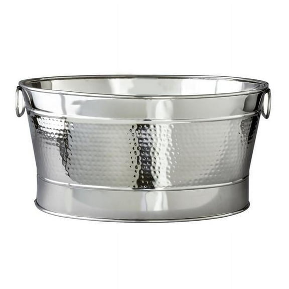 20.5 x 14 x 9 in. Hammered Oval Party Tub