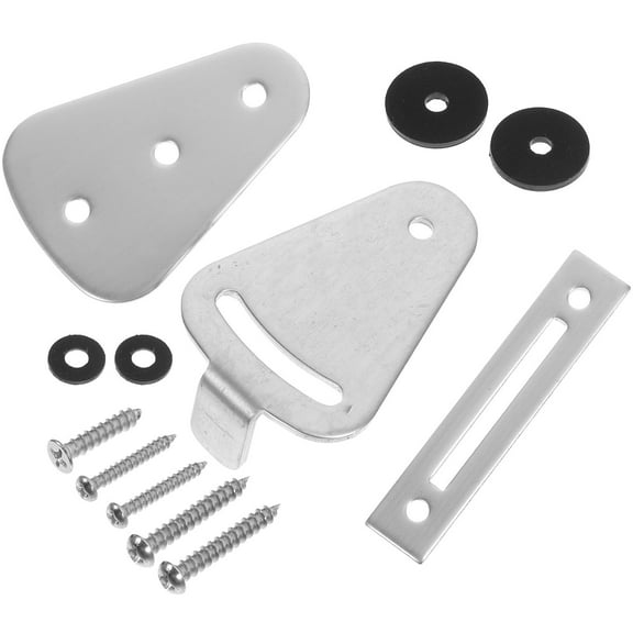 HOMEMAXS  Sliding Door Lock Locks for Shed Doors Stainless Steel