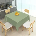 thumbnail image 5 of Tchckioa Solid Color Tablecloth for Wedding Decor,52x52 Inch Square Stain Proof Table Cloth Cover,Sage Green, 5 of 6