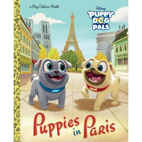 Pre-Owned Puppies in Paris (Disney Junior: Puppy Dog Pals) (Hardcover 9780736438421) by Michael Olson