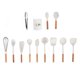 thumbnail image 1 of 12Pcs Silicone Cooking Utensil Set White Nordic Minimalist Style NonStick Kitchenware Kit for Kitchen Gadgets, 1 of 5