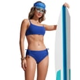 thumbnail image 3 of Top de Bikini CRZ YOGA A-C con Relleno Ajustable Azul M, 3 of 4
