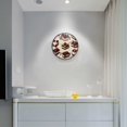 thumbnail image 5 of Yayeee Wall Clock Battery Operated 11.9" Silent Quartz Non-Ticking for Living Room Decor, Blue Cakes, 5 of 8