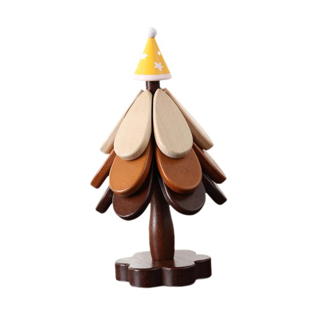 Salvamanteles de madera para platos calientes, 1 soporte, posavasos con forma de árbol, mesa de madera sombrero amarillo