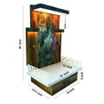 thumbnail image 4 of Wooden Temple Mandir Designer Pooja Shrine with LED Lights for Home and Office Home Temple Puja Mandir Home & Office Mandir ( color Grey), 4 of 8
