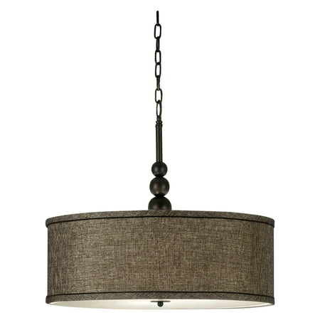 Kenroy Home 91640ORB Margot 3-Light Pendant - 22W in. Bronze Finish