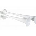 thumbnail image 2 of Marinco 10122 - 12V White Epoxy Coated Dual Trumpet Air Horn, 2 of 2