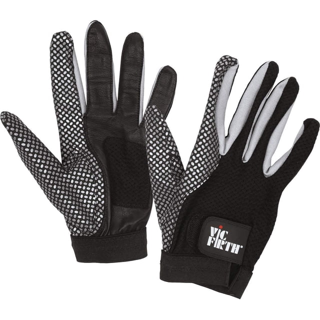 Guante de batería Vic Firth con empuñadura mediana de caucho sintético