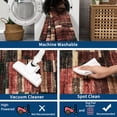 thumbnail image 4 of Memoryfield Washable 5' x 7' Area Rug, Foldable Geometric Printed Carpet, Soft Low Pile Abstract Floor Mats, Non Shedding Floor Covering for Bedroom Living Room, Red, 4 of 9