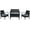 Gray, variant on Costway HW63756 4PCS Patio Rattan Furniture Set Garden Deck