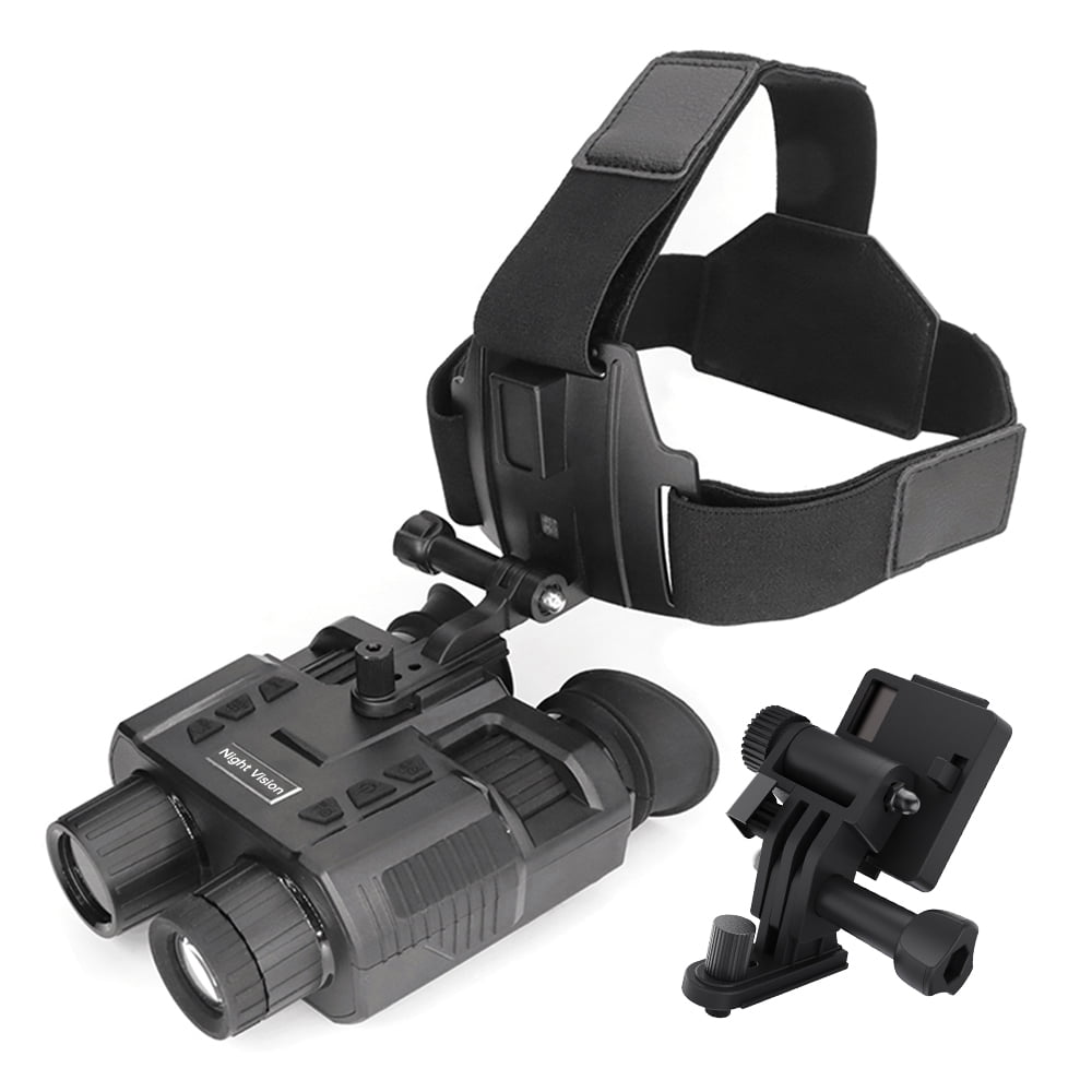 1080P Night Vision Device, 8X Digital Zoom Binoculars with 3D Display Ideal for Hiking and Cave Searching