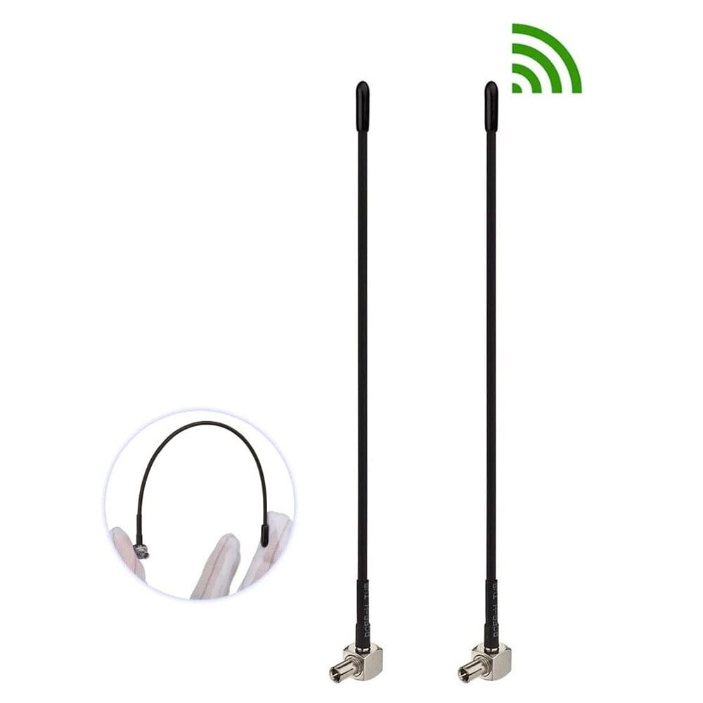 Eightwood 4G LTE Antenna Mini Soft Whip TS9 Antenna (2-Pack) Compatible with Verizon AT&T T-Mobile Sprint 4G LTE Mobile Hotspot MiFi Router Cellular Mobile Broadband Modem USB Modem Dongle Adapter
