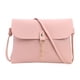thumbnail image 1 of Bolso de hombro con colgante de ciervo de color puro simple, bolso cruzado para mujer (rosa), 1 of 6