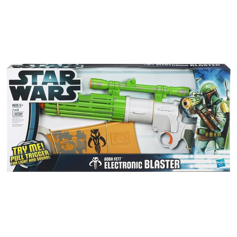 Star Wars-lucas Star Wars Electronic Blaster Boba Fett - Walmart.com