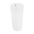 thumbnail image 2 of Monaco Circular Basin Pedestal Sink in Matte White, 2 of 11