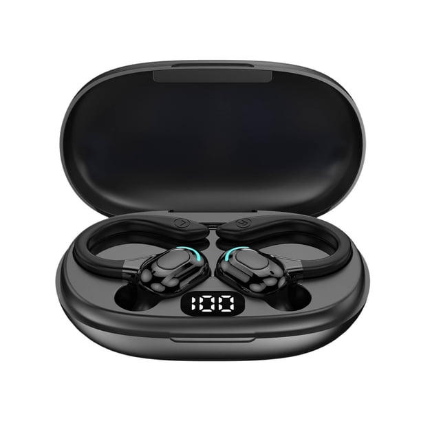 Herunwer Smart Translation Open-Ear Bluetooth Headphones with Real-Time Translation, Noise Canceling, and Voice Control