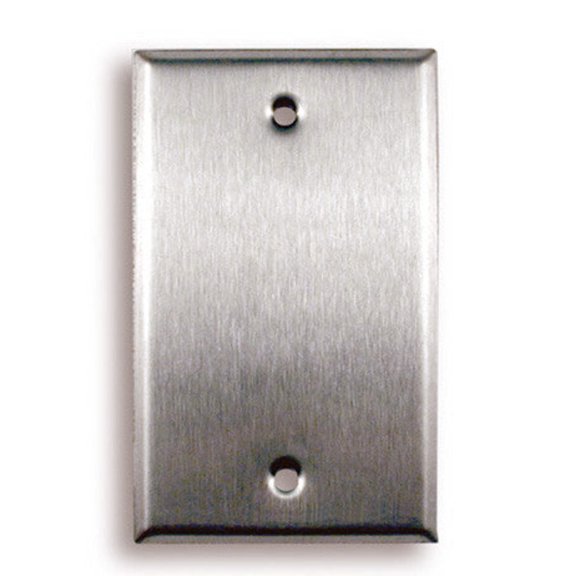 Single Gang Blank Stainless Steel Wall Plate