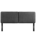 thumbnail image 4 of Lindee Boucle Fabric Full Headboard in Slate, 4 of 8