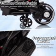 thumbnail image 4 of 6V Kids Motorcycle with Training Wheels, Electric Ride-On Toy with Music & Headlight, Toddler Bike Gifts for Boys Girls Ages 3-6, 4 of 9