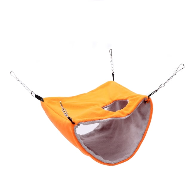 Invierno Cálido Nidos de Pájaros Cabaña para Acurrucarse Loros Tienda de Campaña Cama de Juguete Hamaca Colgante de Doble Capa Jaula para Pájaros Percha para ANGGREK Otros