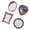 A series, variant on 4Pcs 1inch Retro Picture Frame,Assorted Shaped Tiny Metal Diys Photo Frame 1Inch Wallet Size Picture Frames Gifts