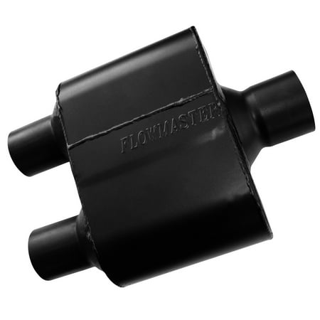 Flowmaster 8430152 Super 10 Muffler 409S - 3.00 Center In / 2.50 Dual Out - Aggressive (Best Sounding Truck Muffler)