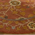 thumbnail image 3 of SAFAVIEH Heritage Sashka Traditional Wool Area Rug, Red/Multi, 8' x 8' Round, 3 of 6