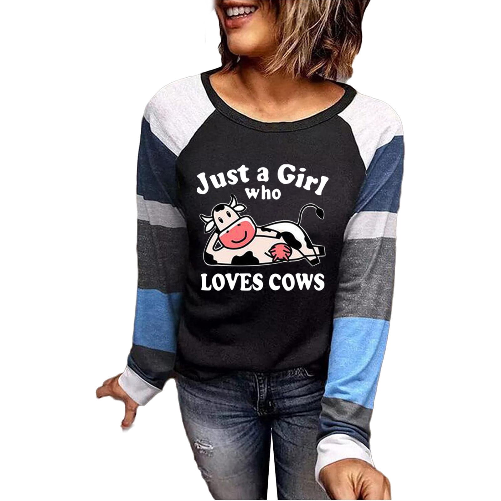 Summer Blouse Womens Tops Loose Fit 