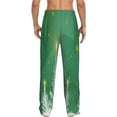 thumbnail image 3 of Fotbe Christmas Green Men's Pajama Pants,Sleepwear Pants,Pj Bottoms Drawstring And Pockets-Small, 3 of 9