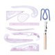 thumbnail image 1 of Grading Ruler, Clothing Ruler&Pattern Making Ruler for Fashion Design, 1 of 5