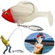 thumbnail image 5 of Señuelos Pesca Superior Con Cuchillas Giratorias Cebos Baño Cola en T Ojos 3D 10g/6cm Rotación 360 ​​grados para Dulce Y Salada, 5 of 9