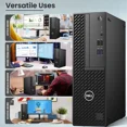thumbnail image 5 of Restored Dell OptiPlex Desktop Computer SFF - Intel Core i5-10th Gen - 6 Cores (12 Threads) - 16GB DDR4 RAM, 256GB NVMe SSD - Keyboard & Mouse, Built in Wi-Fi, Win 11 Pro (Refurbished), 5 of 6