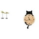 thumbnail image 1 of Figuras De Pájaros De Madera Modernas Y Adornos De Reloj De Pared Para Dormitorio, Oficina, Escritorio, Entrada, Decoración Interior, Regalos Ligeros Sin Tictac, 1 of 8