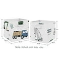 thumbnail image 4 of Construction Truck Green and Blue Fabric Storage Bin (Set of 2) by Sweet Jojo Designs, 4 of 4