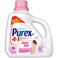 thumbnail image 1 of Purex 4 in 1 Hypoallergenic Concentrated Liquid Laundry Detergent, Baby Soft, 4.23 Litres, 105 Loads, 1 of 6