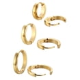 thumbnail image 5 of Soleilie Small Hoop Earrings for Women,Hypoallergenic Stainless Steel Tiny Earrings,Gold/Silver/Black Non-Tarnish Cartilage Hoop Earring for Men,Lightweight Sleeper Earrings,7/8/9/10/12/14/16mm, 5 of 6