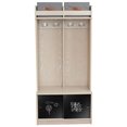 thumbnail image 5 of Little Partners Deluxe Cabinet Cubby Organizer, Learn 'N Store Wooden Classroom Cubbies Compartment Lockers for Storage of Toddlers and Kids Coats, Equipment, Backpacks (Premium Ivory), 5 of 16