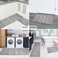 thumbnail image 4 of Create a Boho Vibe with Black Kitchen Rug Set - Non-Slip, Machine-Washable Mats in Black & White, Perfect Decor for Your Floor, 4 of 7