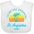 thumbnail image 3 of Inktastic Summer Enjoy the Sunshine St. Augustine Florida in Blue Boys or Girls Baby Bib, 3 of 4